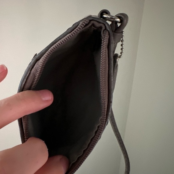 Coach mini Sequin Clutch Bag - Silver - Picture 3 of 7